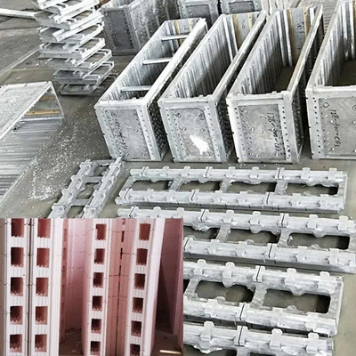 Molde modificado para requisitos particulares de la aleación de aluminio EPS para el ladrillo constructivo de la espuma