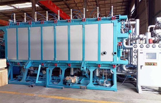 EQUIPO QUE MOLDEA DEL BLOQUE COMPLETAMENTE AUTOMÁTICO DEL EPS CON EL CICLO 20-30 S DEL MOLDEADO DEL SISTEMA DE CONTROL DEL PLC