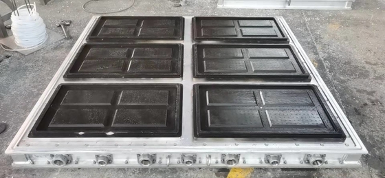 Insertores intercambiables para la fabricación de diversos productos de espuma en moldes EPS Tiempo de ciclo más corto 15s