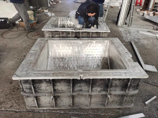 Moldes EPS de aleación de aluminio personalizados con sistemas de ventilación y enfriamiento para productos de espuma
