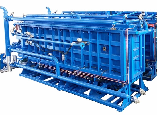 1850 mm Altura máxima del producto Máquina de moldeo de bloques Eps Densidad de espuma 8-60 Kg/m3