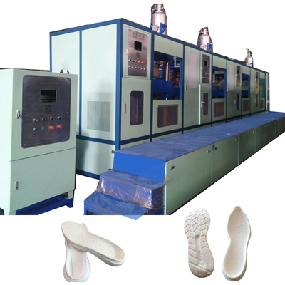 Máquina automática de moldeo de suelas de zapatos ETPU de 380 V