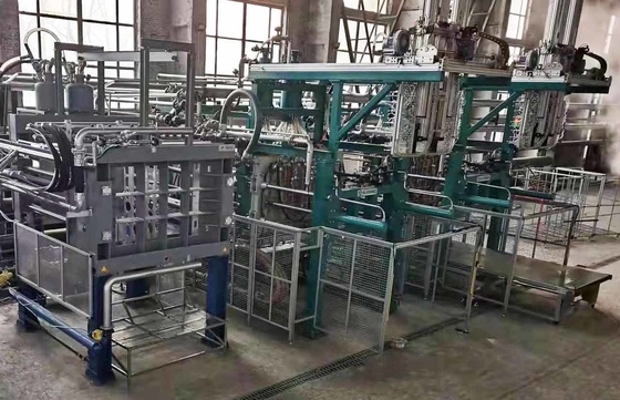 Máquina de moldeado de espuma flexible para productos de poliestireno expandible