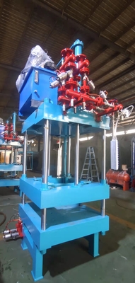 Máquina automática de moldeado de forma EPS Azul Produce productos de espuma de poliestireno moldeado Equipo