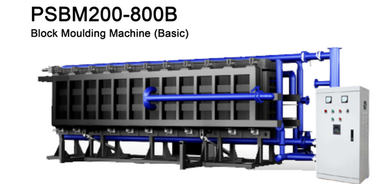 Máquina de moldeo de bloques de EPS totalmente automática computarizada para cajas de pescado y verduras