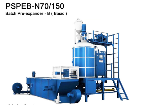 Preexpansor automático de lotes EPS Materia prima llenado de alta productividad