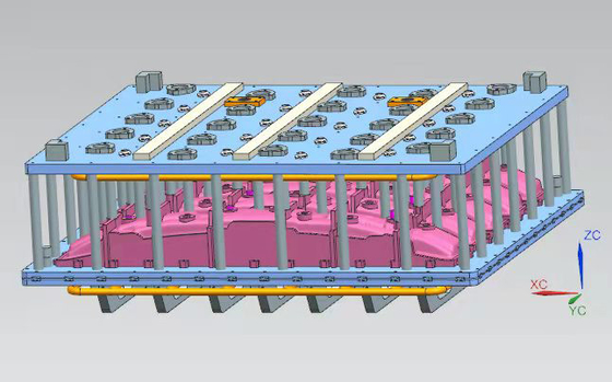 Molde de empaquetado de las piezas del motor de cuadro de coche de la protección EPS