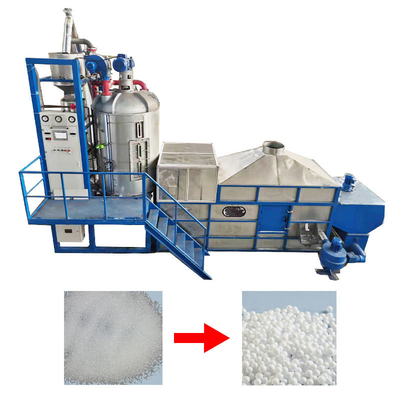Lote Preexpander de la espuma del EPS con la cama de sequedad azul o blanca
