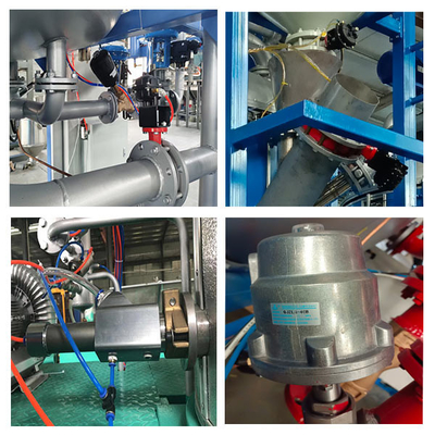 Las gotas del poliestireno del EPS hacen espuma ampliador del lote pre automático