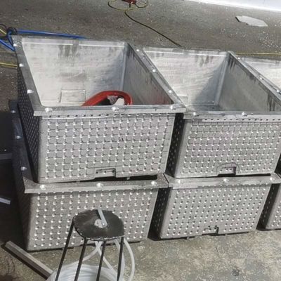 MOLDE DE ALUMINIO DE LA CAJA DE LA ESPUMA DEL MOLDE DE LA MATERIA PRIMA EPS