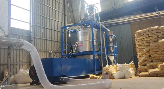 Producción de espuma de poliestireno expandido de acero inoxidable pre-expandente EPS