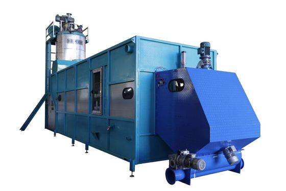 Máquina de preespumación continua de EPS con una alta productividad de materia prima